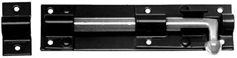 Perry No.923A Enclosed Tower Bolt Straight 150mm Black