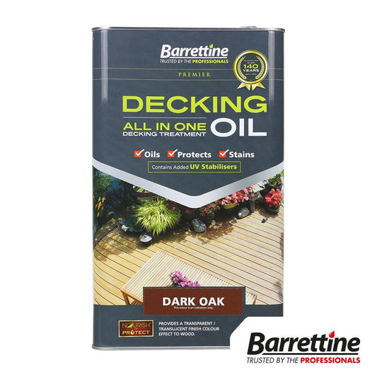 TIMCO Decking Oil Dark Oak nan 5L Pack 1.0
