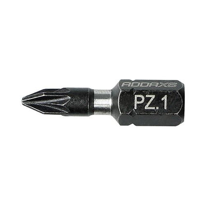 TIMCO X6 Impact Pozi Driver Bit No.1 x 25 Pack 10