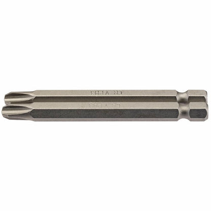 Draper 2PC 75MM NO3 C.SLOT S/D.BIT 64316 1/4" Hex. Cross Slot E Shank Insert Bits