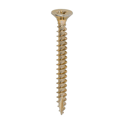TIMCO Classic Screw PZ2 CSK ZYP 5.0 x 50 Gold Pack 200