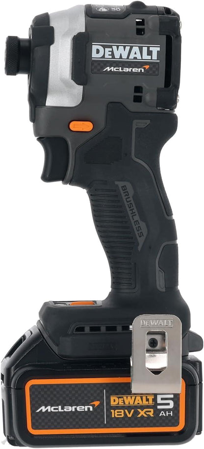 DeWalt McLaren XR Brushless Impact Driver 18V 2x5Ah Kit 1/4in F1 Edition