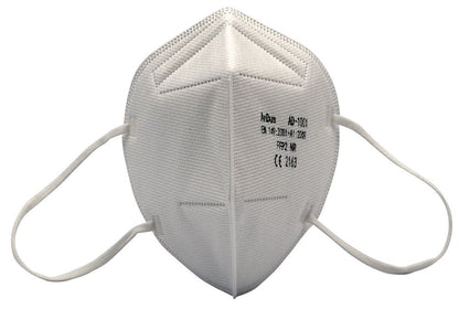 38380 Draper FFP2 Fold Flat Mask (Pack of 5) FM/FFP2/5/M Dust Masks, Respirators, Face Shields and Guards Professional Trade DIY Workshop Garage Use