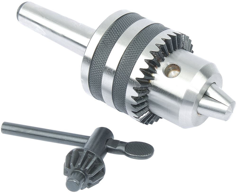 06906 Draper MT2 Tailstock Chuck, 13mm LATHE300-06 Lathe Accessories Professional Trade DIY Workshop Garage Use