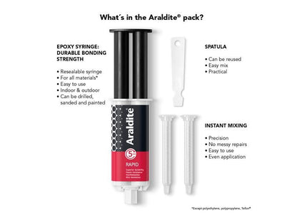 Araldite� ARL400007 Rapid Epoxy Syringe 24ml