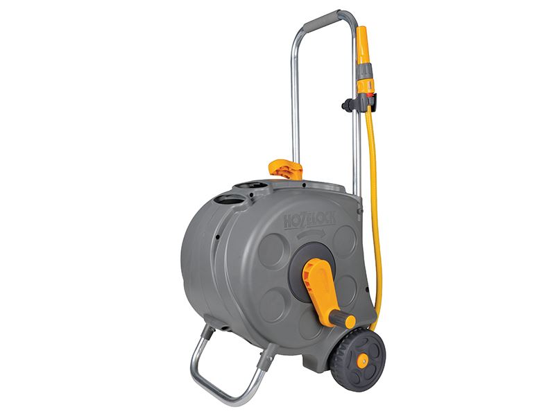 Hozelock 2416R0000 2416 Freestanding Compact Hose Reel + 30m of 12.5mm Hose