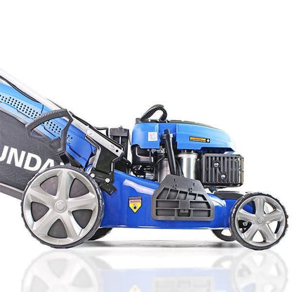 Hyundai HYM460SPE Petrol Lawn Mower 139cc 18"/46cm Electric Start Self Propelled Garden Mower Garden Grass Cutting