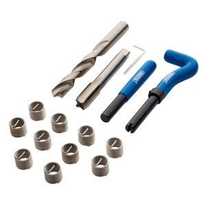 Draper M14X1.25 THREAD REPAIR KIT 03711 Metric Thread Repair Kit, M14 x 1.25 (15 Piece)