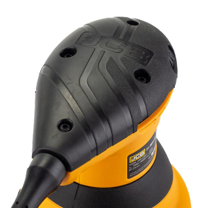 JCB 21-RO125 Orbital Sander 320W 125mm 5in Variable Speed 230V Random Orbital Sander Wood Sander