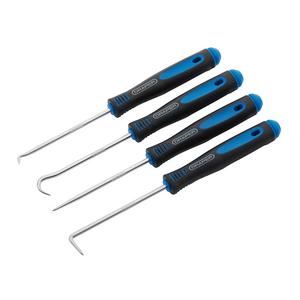Draper 4 PC MINI PICK AND HOOK SET 09042 Mini Hook and Pick Set, 165mm (4 Piece)