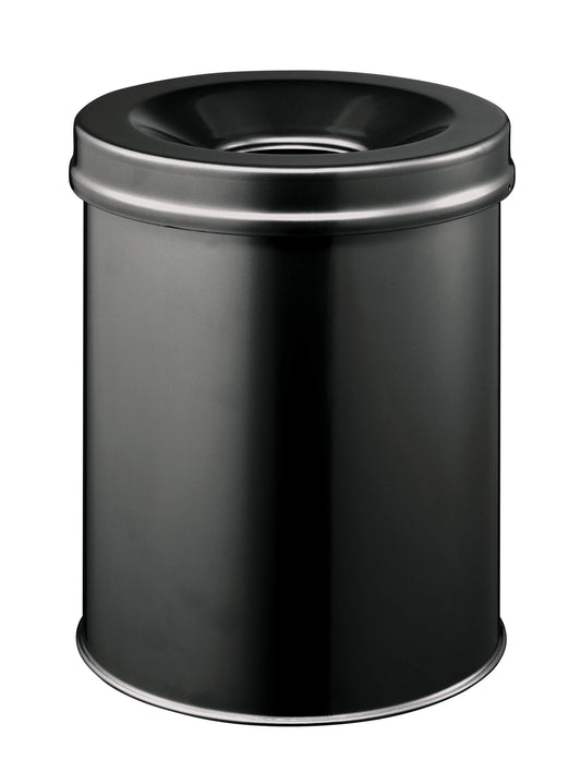 Durable Fire Extinguishing Metal Waste Bin | TUV Certified | 15L