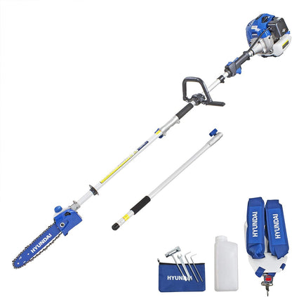 Hyundai HYPS5200X Petrol Pole Saw 52cc Long Reach Pruner Pole Pruner Long Reach Chainsaw