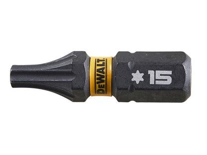 DeWalt Power Tools EXTREME FlexTORQ Bits T15 x 25mm (Pack 5)