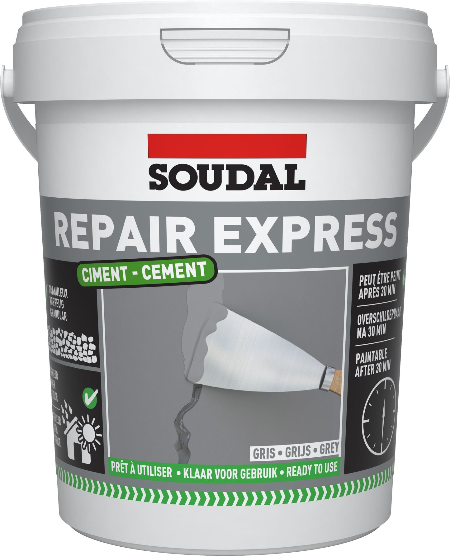 Soudal Grey 900ml Ready mixed Mortar Cement