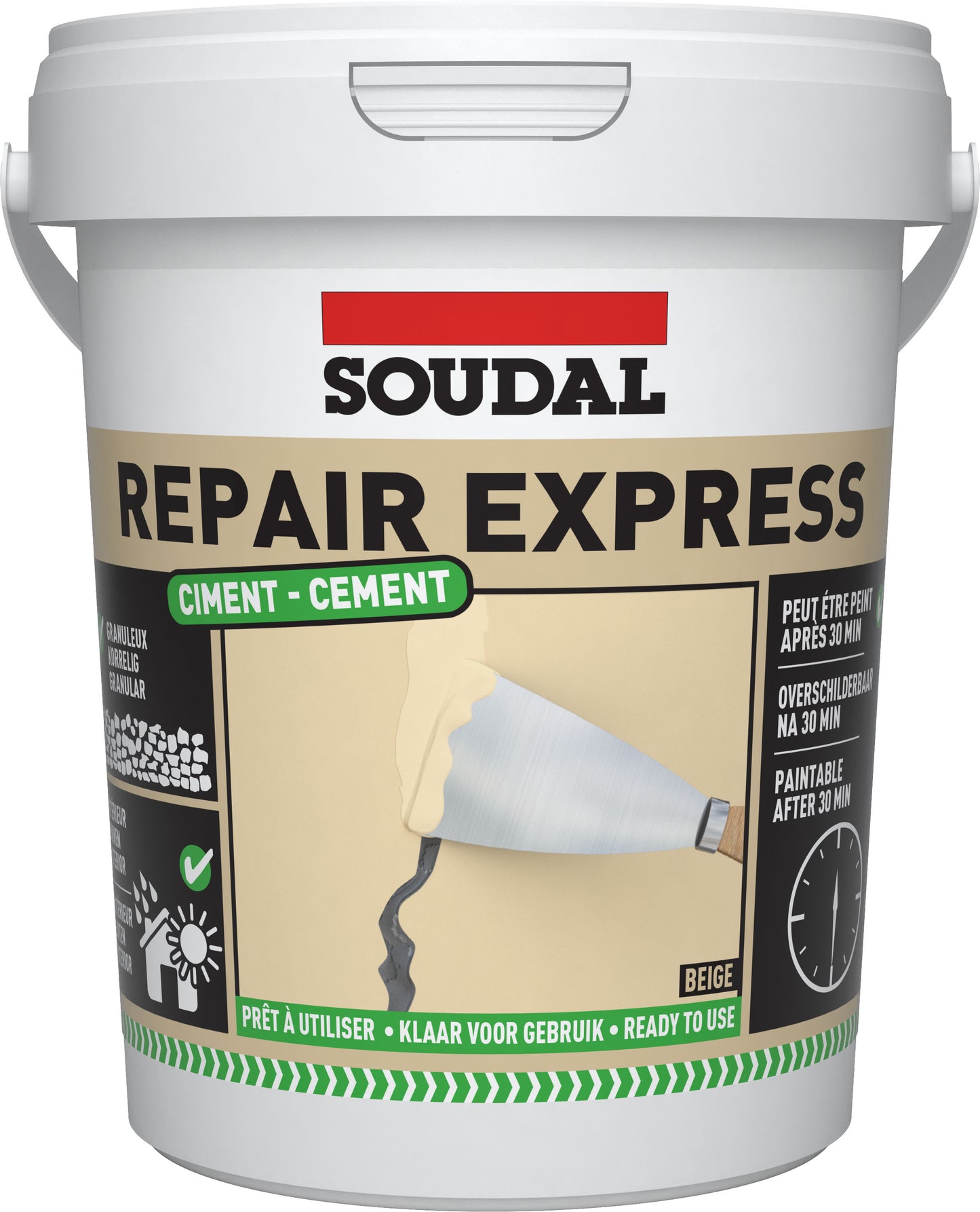 Soudal Beige 900ml Ready mixed Mortar Cement
