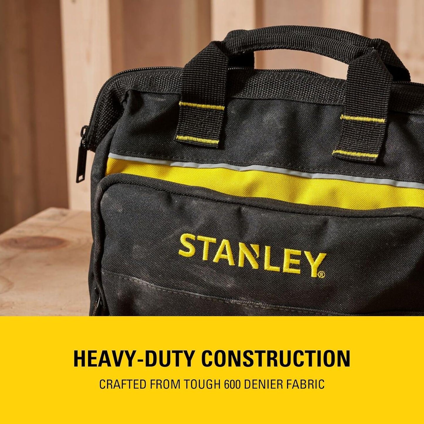 STANLEY 1-93-330 Tool Bag 30cm 12in Heavy Duty Zip Storage Carry Case