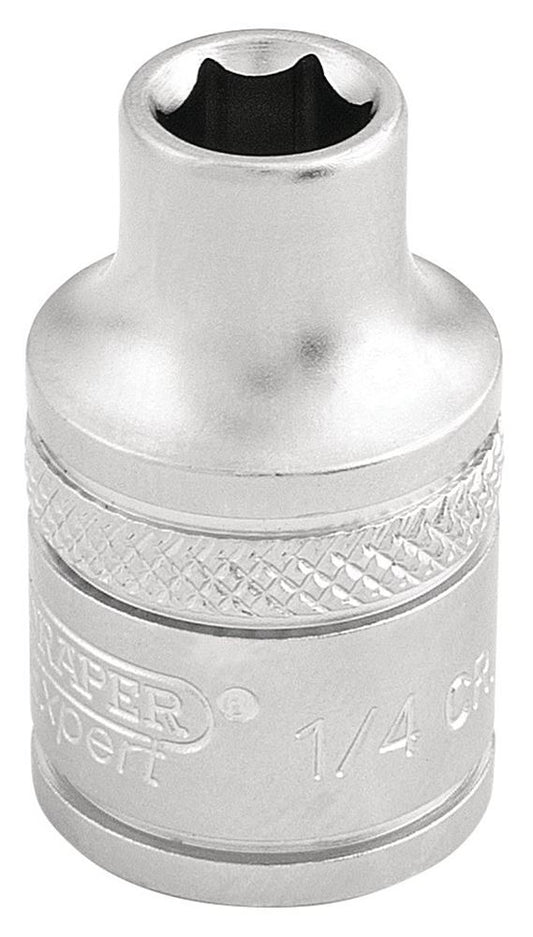 16548 Draper Expert Expert 6 Point Imperial Socket, 3/8 Sq. Dr., 1/4 D-AF/MS 3/8 Sockets Professional Trade DIY Workshop Garage Use