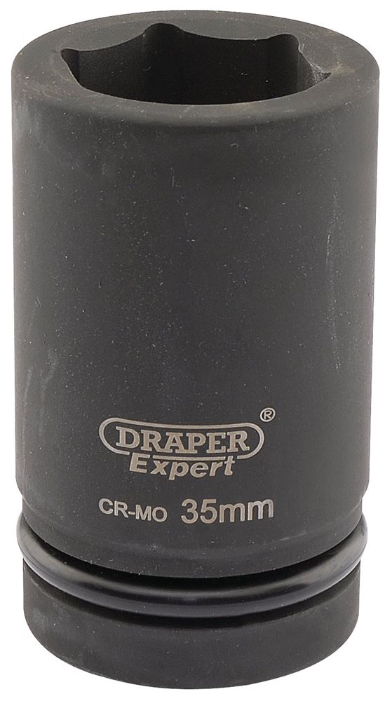 Draper 35MM IMP.DEEP SCKET 1DR 05149 HI-TORQÂ® Metric Deep Impact Sockets, 1" Sq. Dr.