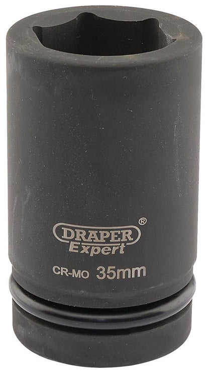 Draper 35MM IMP.DEEP SCKET 1DR 05149 HI-TORQÂ® Metric Deep Impact Sockets, 1" Sq. Dr.