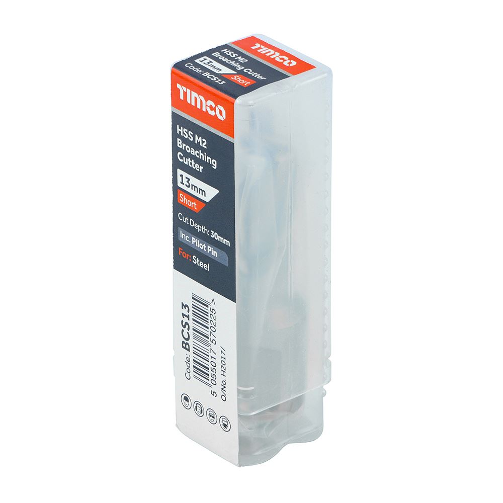 TIMCO Broaching Cutter HSS M2 Short 13 x 30 Pack 1