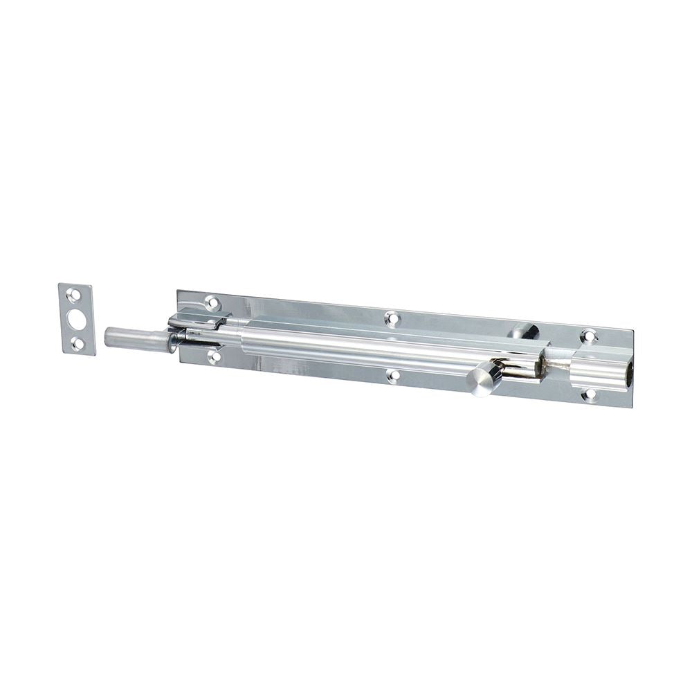 TIMCO Nkd. Barrel Bolt Pol. Chrome 150 x 25mm Pack 1