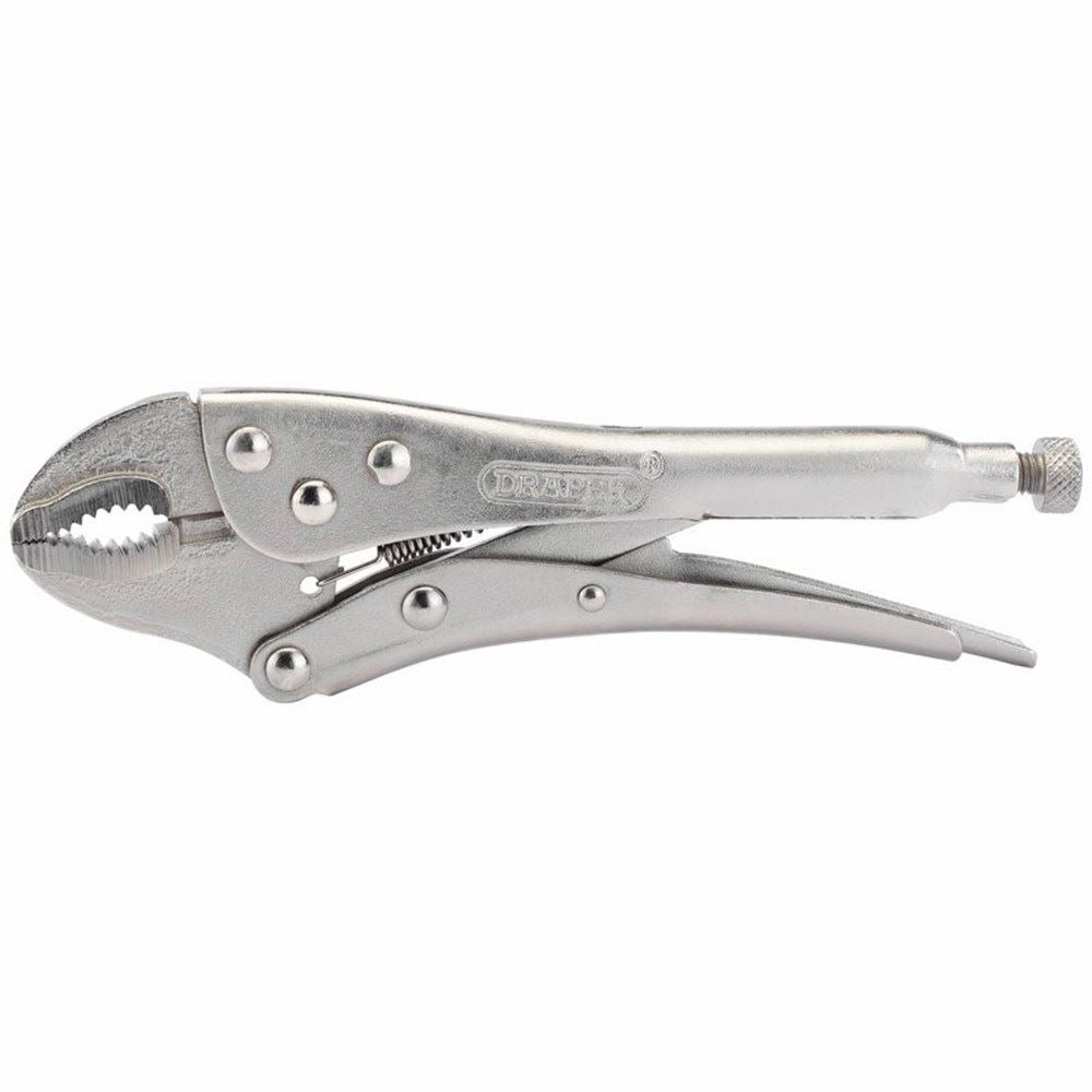 Draper SELF GRIP PLIER-CURVED 185MM 35368 Curved Jaw Self Grip Pliers
