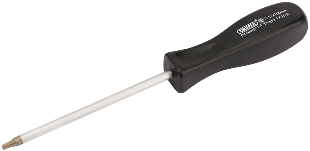 Draper T15X100TX-TAMPERPROOF S/D-PKD 34115 Mechanic's Pattern Draper TX-STARÂ® Security Drivers