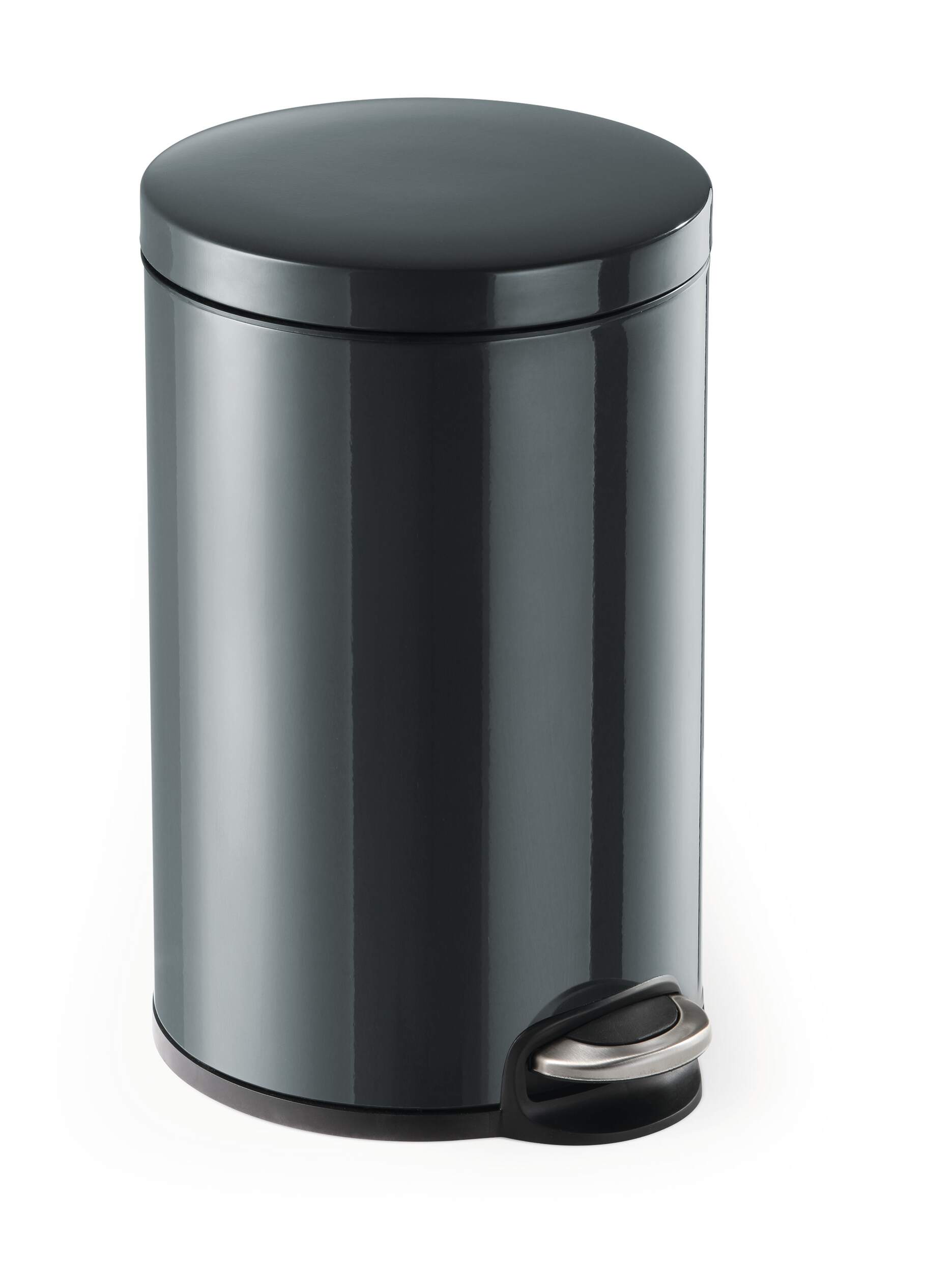 Durable Pedal Bin Metal | 12 Litre | Charcoal Grey