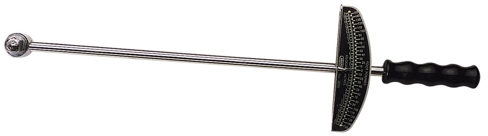 Draper BEAMSTYLE TORQUE WRENCH 1/2DR 34487 34487 Beam Style Torque Wrench, 1/2" Sq. Dr., 460mm, 0 - 21kg-m/0 - 150lb-ft