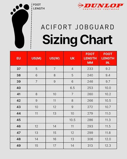 Dunlop Acifort Heavy Duty Full Safety Wellington Boots – Waterproof Protective Work Safety Wellies