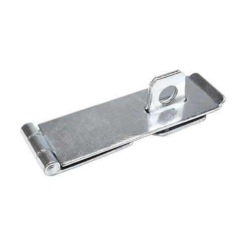 TIMCO Safety Hasp-Staple Zinc 4 1/2" Silver Pack 1
