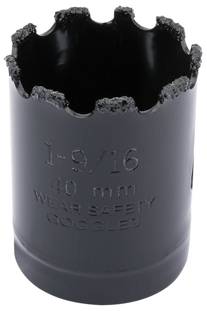 Draper TUNGSTEN CAR.GRITH.SAW 40MM 34893 Tungsten Carbide Grit Hole Saws
