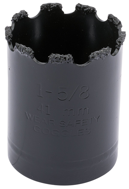 Draper TUNGSTEN CAR.GRITH.SAW 41MM 34915 Tungsten Carbide Grit Hole Saws