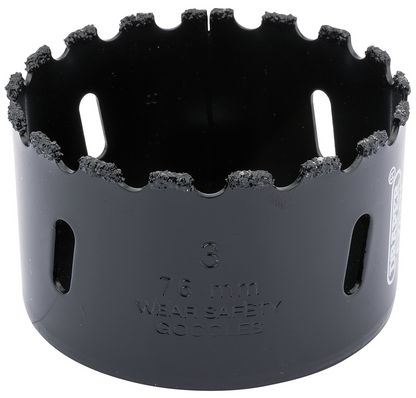 Draper TUNGSTEN CAR.GRITH.SAW 76MM 34953 Tungsten Carbide Grit Hole Saws