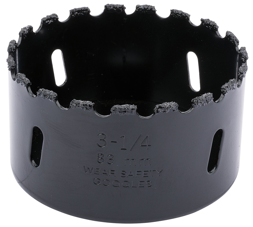 Draper TUNGSTEN CAR.GRITH.SAW 83MM 34954 Tungsten Carbide Grit Hole Saws