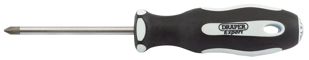 Draper NO.1X75MM CROSS S/DRIVER PKD 34990 Soft Grip Cross Slot Screwdrivers