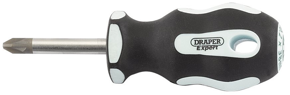 Draper NO.2X38MM PZTYPE S/DRIVER PKD 34996 Soft Grip PZ TYPE Screwdrivers