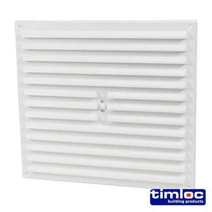 TIMCO Hit and Miss Grille Vent White 242 x 242 White Pack 1