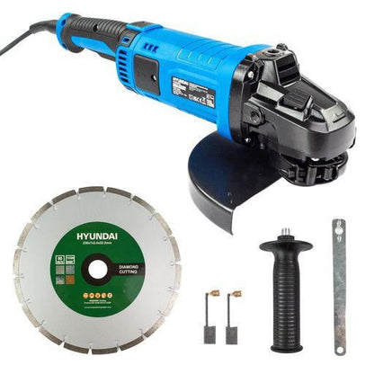 Hyundai HYAG2000E Electric Angle Grinder 2000W Disc Grinder Power Tool