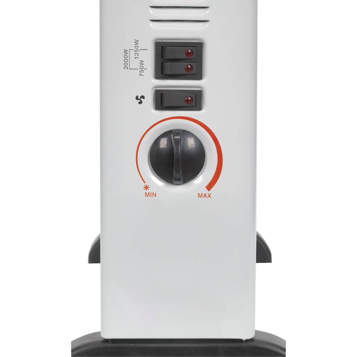 Sealey CD2005T Convector Heater with 3 Heat Settings Thermostat & Turbo Fan 2000W | 750/1250/2000W, 230V, Thermostat, Overheat Protection