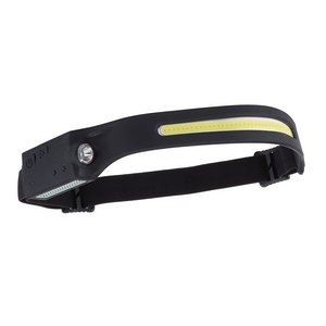 Draper HEAD TORCH 28236 28236 COB LED Rechargeable 2-in-1 Head Torch with Wave Sensor, 3W, USB-C Cable Supplied