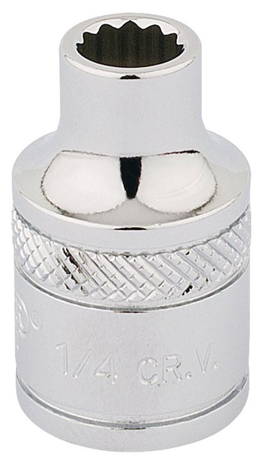 49015 Draper Expert Expert HI-TORQ 12 Point Socket, 3/8 Sq. Dr., 1/4 D-AF 3/8 Sockets Professional Trade DIY Workshop Garage Use