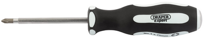 Draper NO.1X75MM POUND THRU PZ S/D 35227 Pound Thru' PZ TYPE Soft Grip Screwdrivers