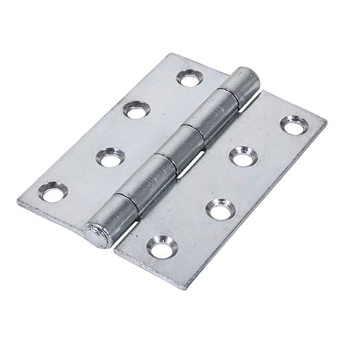 TIMCO Strong Butt Hinge Zinc 100 x 73 Silver Pack 2