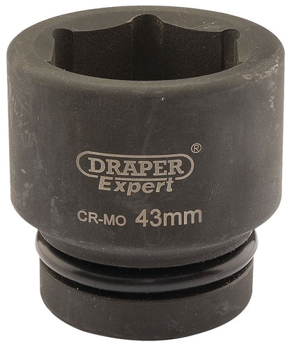 Draper 43MM IMPACT SOCKET 1DR 05123 HI-TORQÂ® Metric Impact Sockets, 1" Sq. Dr.