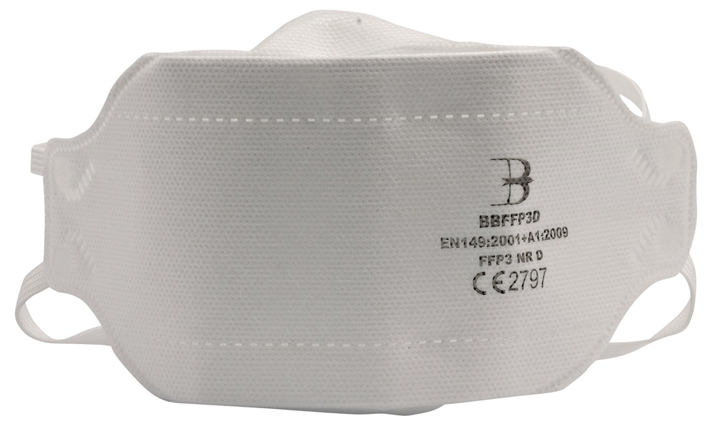 Draper FFP3 FOLD FLAT DUST MASK PAK 5 35826 FFP3 Fold Flat Mask SI MOD