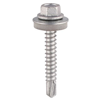 TIMCO Hex Screw W16 S/DRILL No3 EXT 5.5 x 19 Silver Pack 100