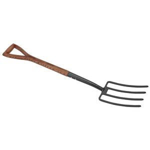 Draper CARBON STEEL DIGGING FORK(ASH) 14301 Carbon Steel Garden Fork with Ash Handle