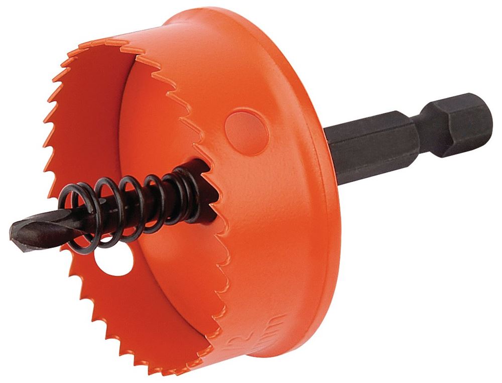 Draper HEX SH.HSS BI-METAL H.SAW 38MM 34989 34989 Bi-Metal Hole Saws with Integrated Arbor