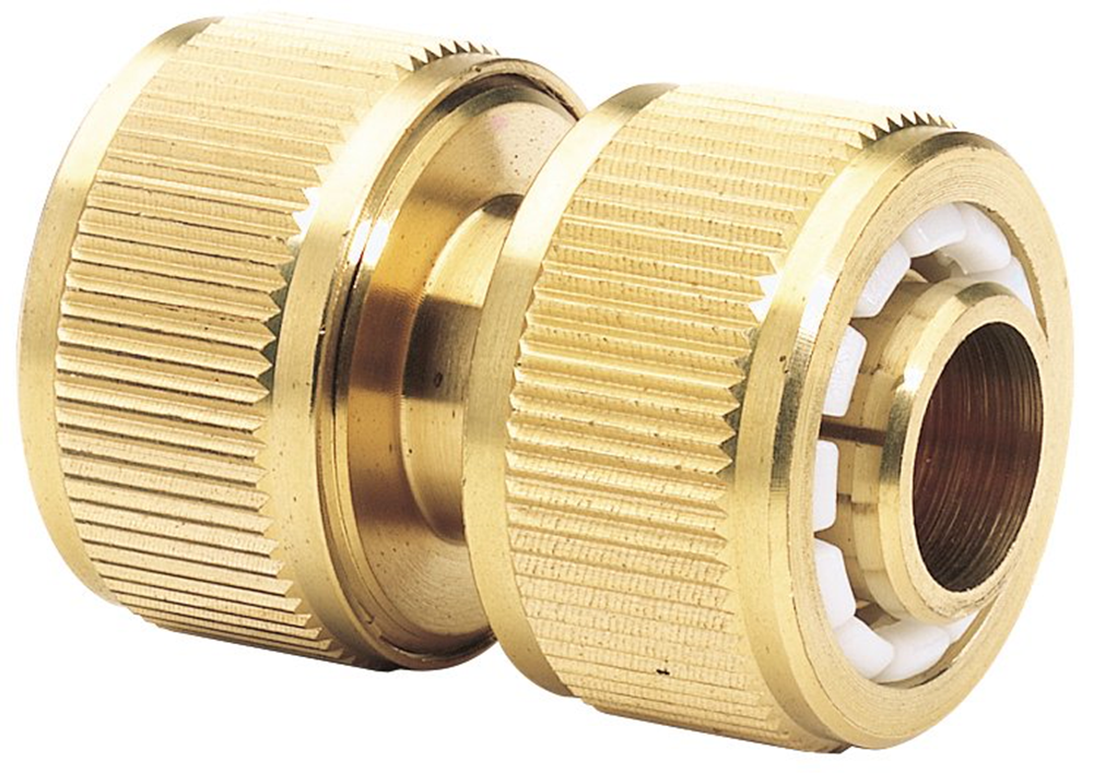 Draper BRASS HOSE REPAIR 3/4 CAP. 36205 Brass Connectors for the Draper Watering System